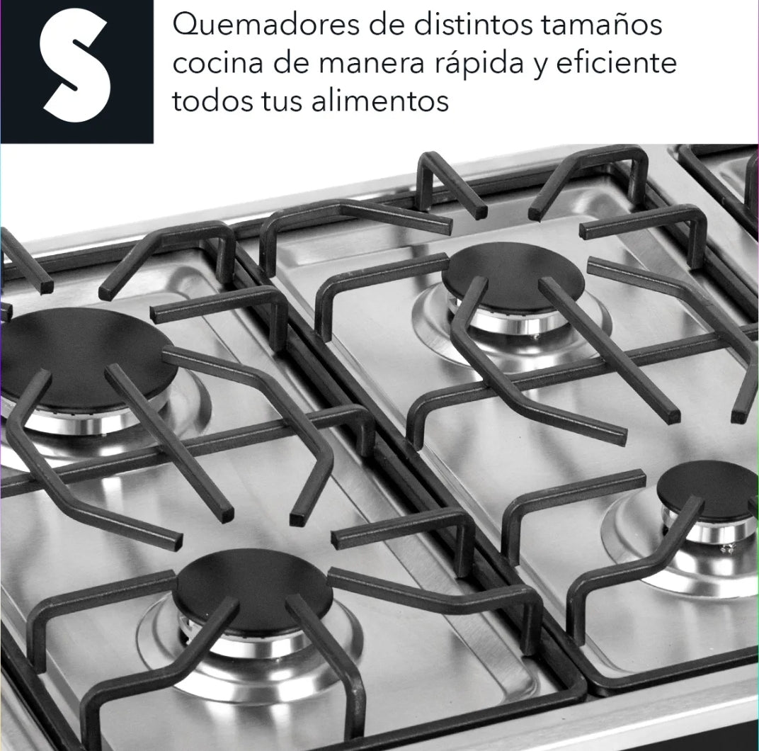 Parrilla Empotrable 5 Quemadores SIGNA