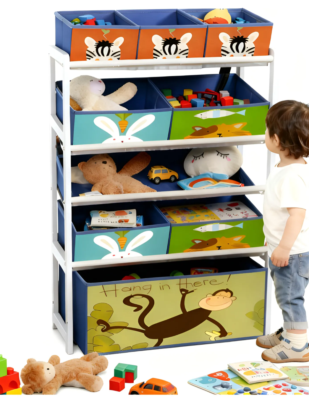 Estantería infantil para juguetes 6 espacios
