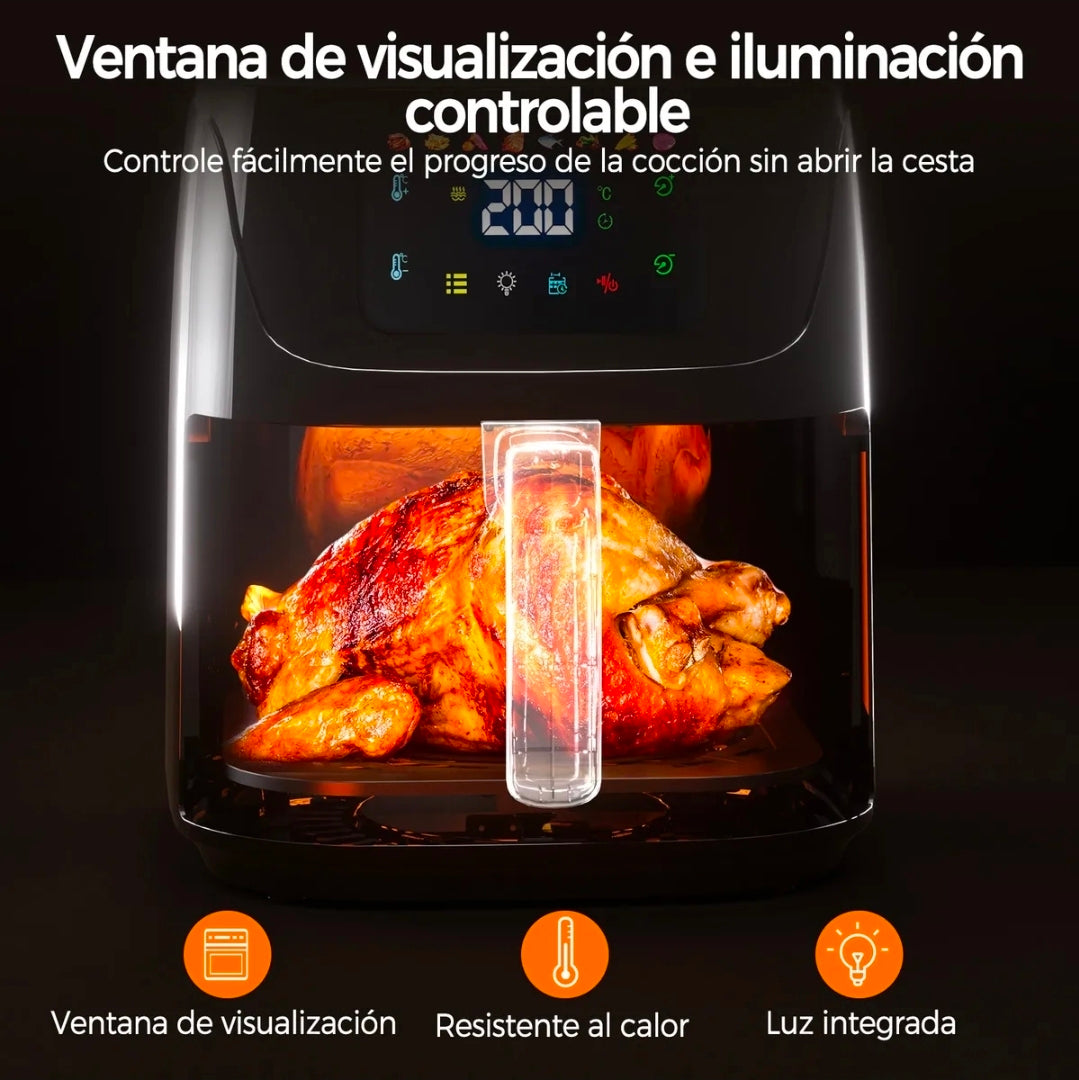 Freidora de Aire Patbrela 8L Digital 1500W Pantalla Táctil