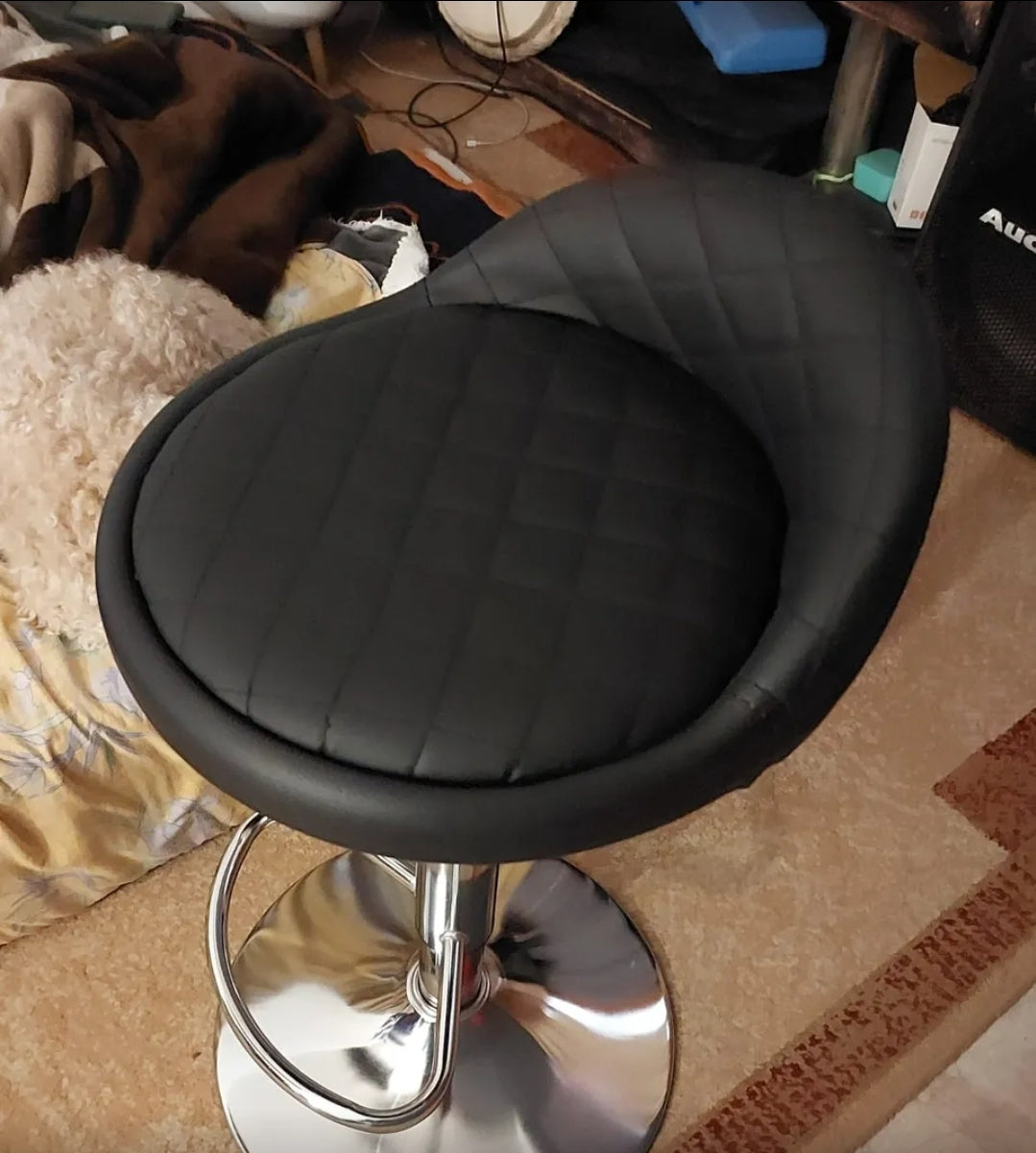 2 bancos altura ajustable NEGRO