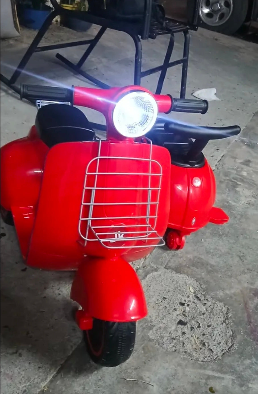 Motocicleta Montable Electrica Doble Asiento Sonido Luz 6v