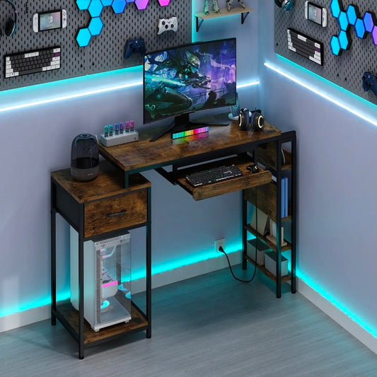 Escritorio moderno para consola