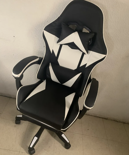 Silla Gamer Reclinable Giratoria Ergonómica Cómoda 2 Masajes