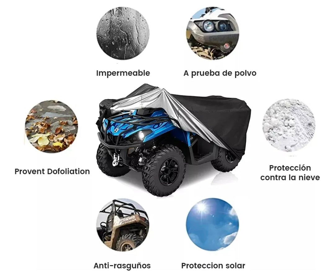 Funda Impermeable Doble Capa Para Cuatrimoto