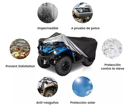 Funda Impermeable Doble Capa Para Cuatrimoto