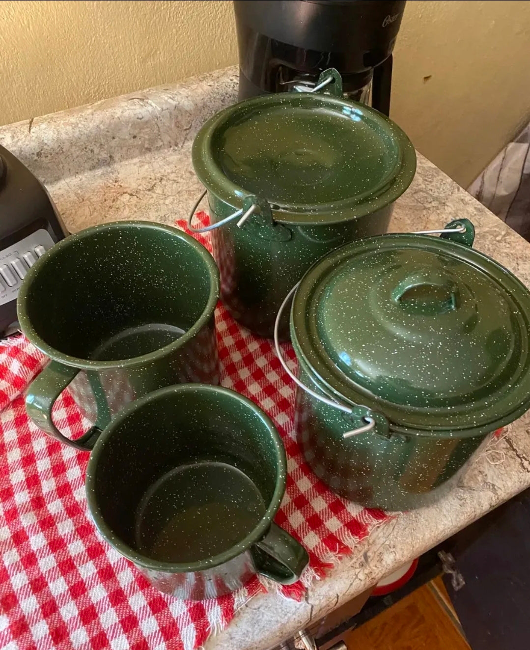 Set De 4 Ollas Hervidores De Peltre Cinsa Incluye 2 Tapas