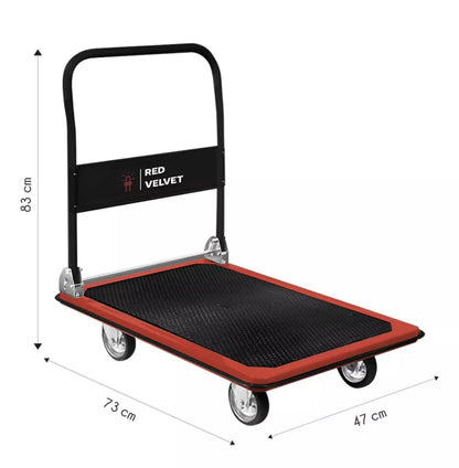 Carro Plataforma Transportador Plegable De Acero
150kg