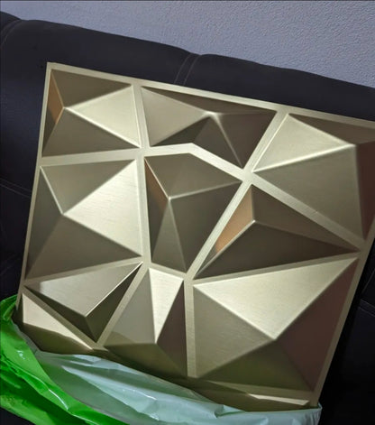 Paneles pvc dorado 50x50cm