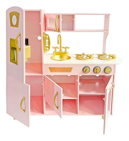 Cocinita Juguete Infantil Niñas Madera Moderna Accesorios