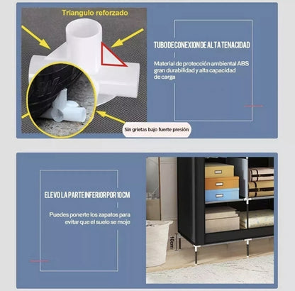 Ropero Rack Closet Armable