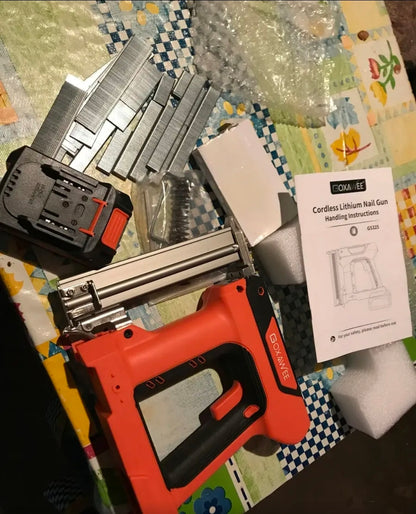 Goxawee® 2 En 1 Engrapadoras Pistola De Clavos Inalámbrica