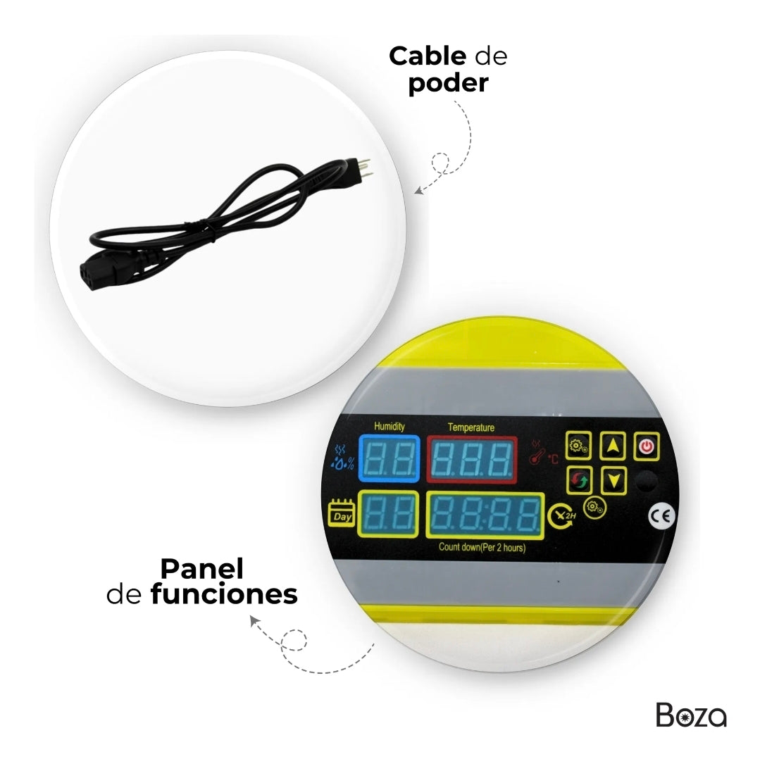 Incubadora para 96 huevos