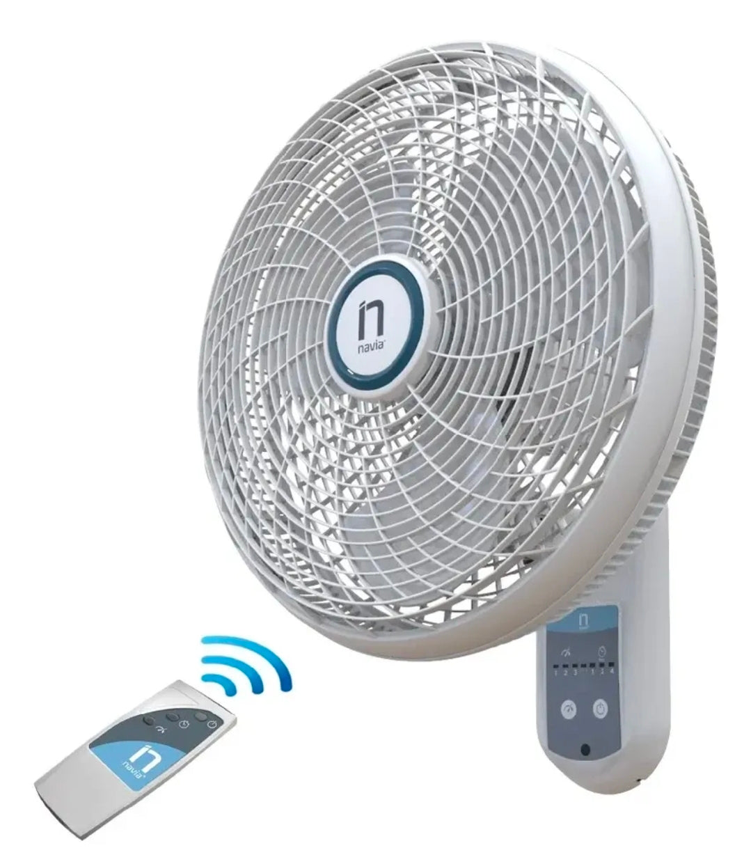 Ventilador de Pared con Control Remoto 18 pulgadas 3 Velocidades