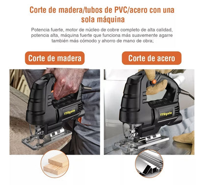 Sierra Caladora Electrica Profesional 780w + 16 Accesorios