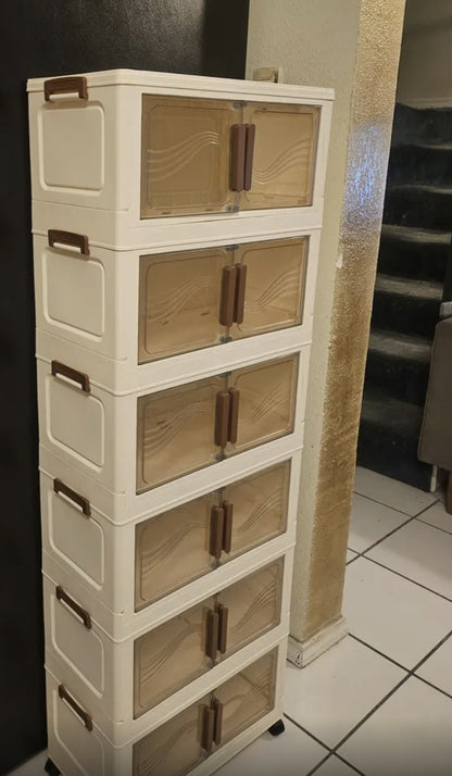 Closet Plegable Para Ropa 5 pisos