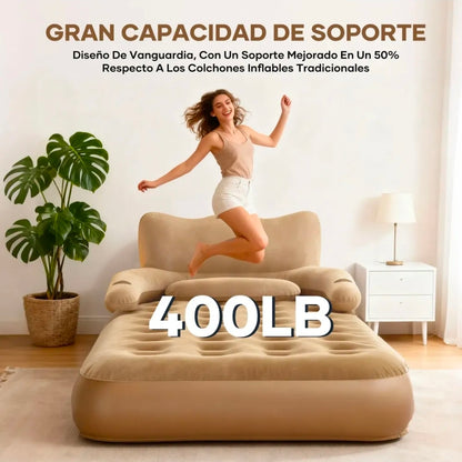 Colchón Inflable Individual Con Bomba Eléctrica