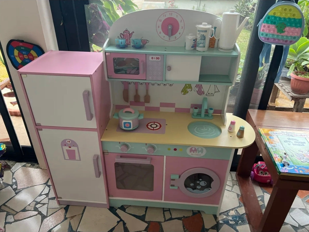 Cocinita infantil con lavadora 101x29x101cm