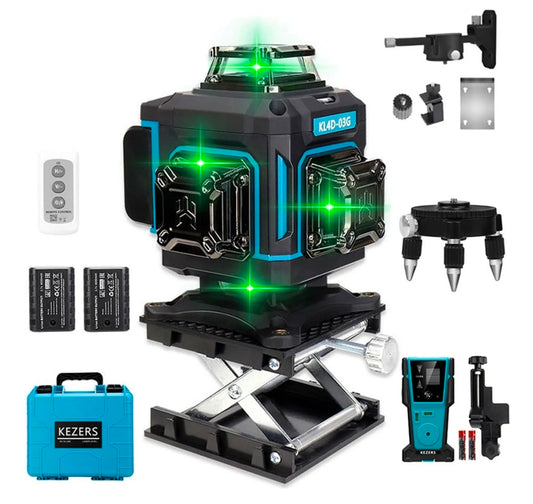 Nivel láser autonivelante 360° con receptor