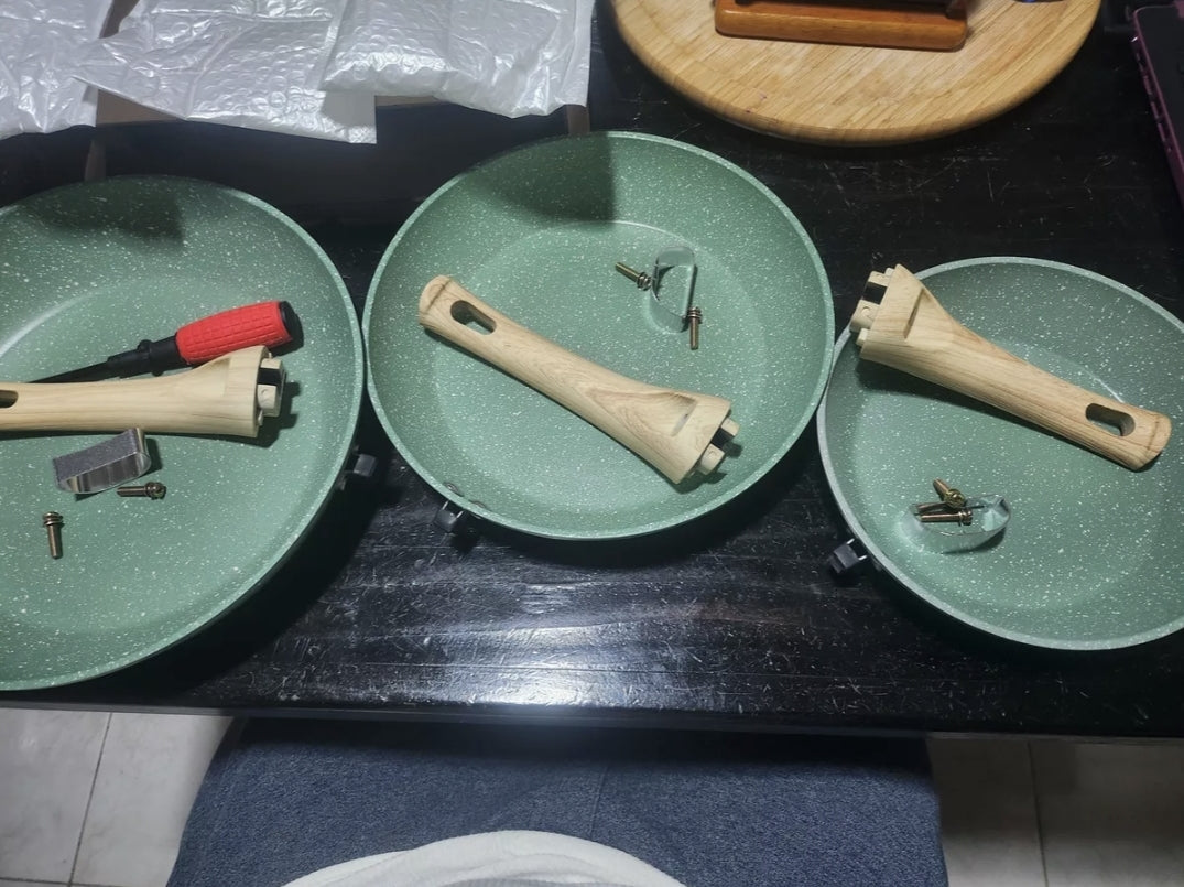 Juego De Sartenes Antiadherentes Innerwell De 20, 24, 28 Cm