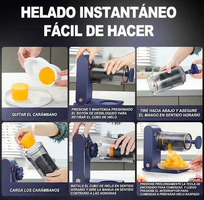 Máquina portátil para hielo raspado