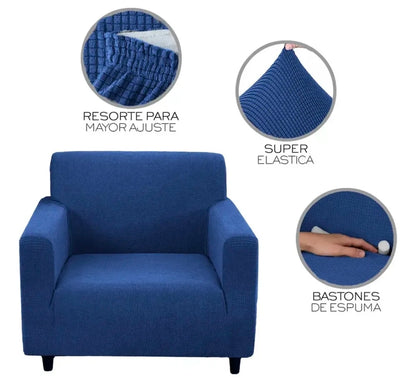 Funda Cubre Sala Ajustable 3pz