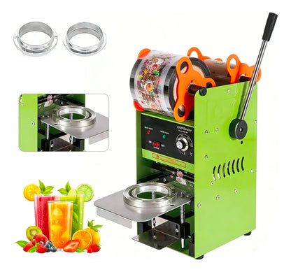 Maquina selladora manual de vasos