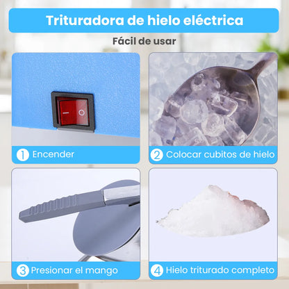 Trituradora de Hielo Triturador Cuchillo Cuatro 85kg/h