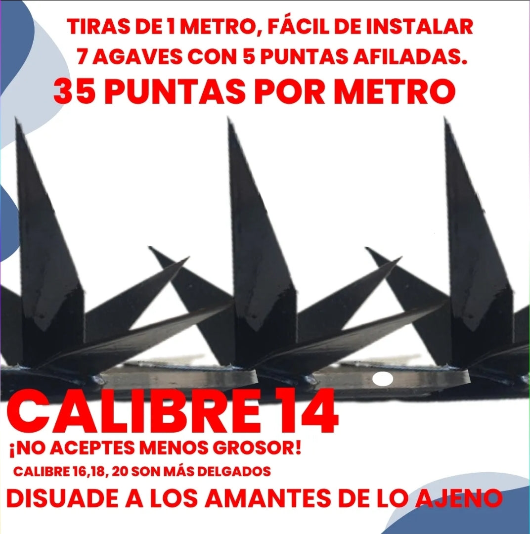 Puntas para barra Seguridad perimetral