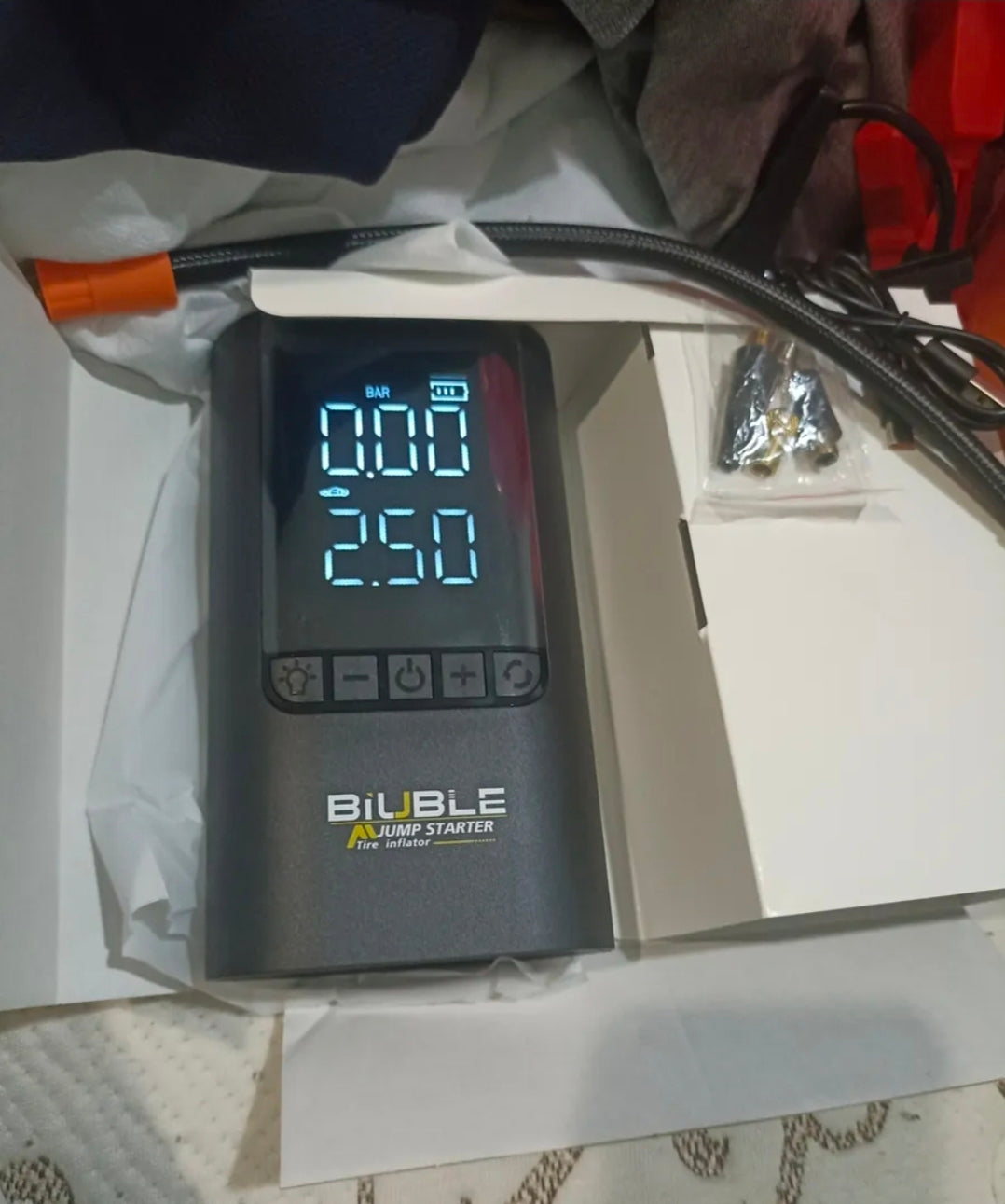 Arrancador De Batería De Auto 8500a Con Inflador Br12