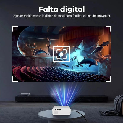 Proyector Portátil Sistema Android Soporte 1080p 4k