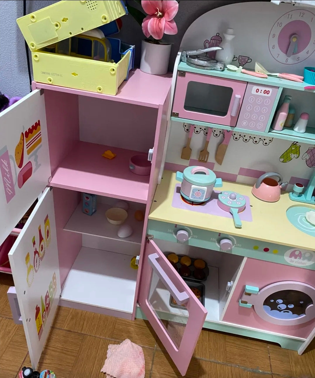 Cocinita infantil con lavadora 101x29x101cm