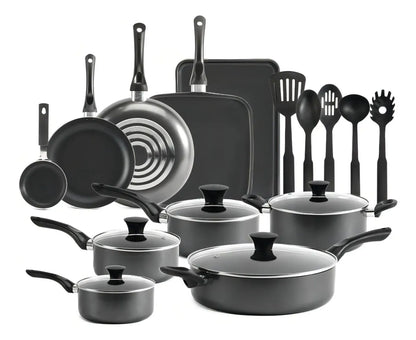 Batería De Cocina 20 Piezas De Aluminio Con Antiadherente
