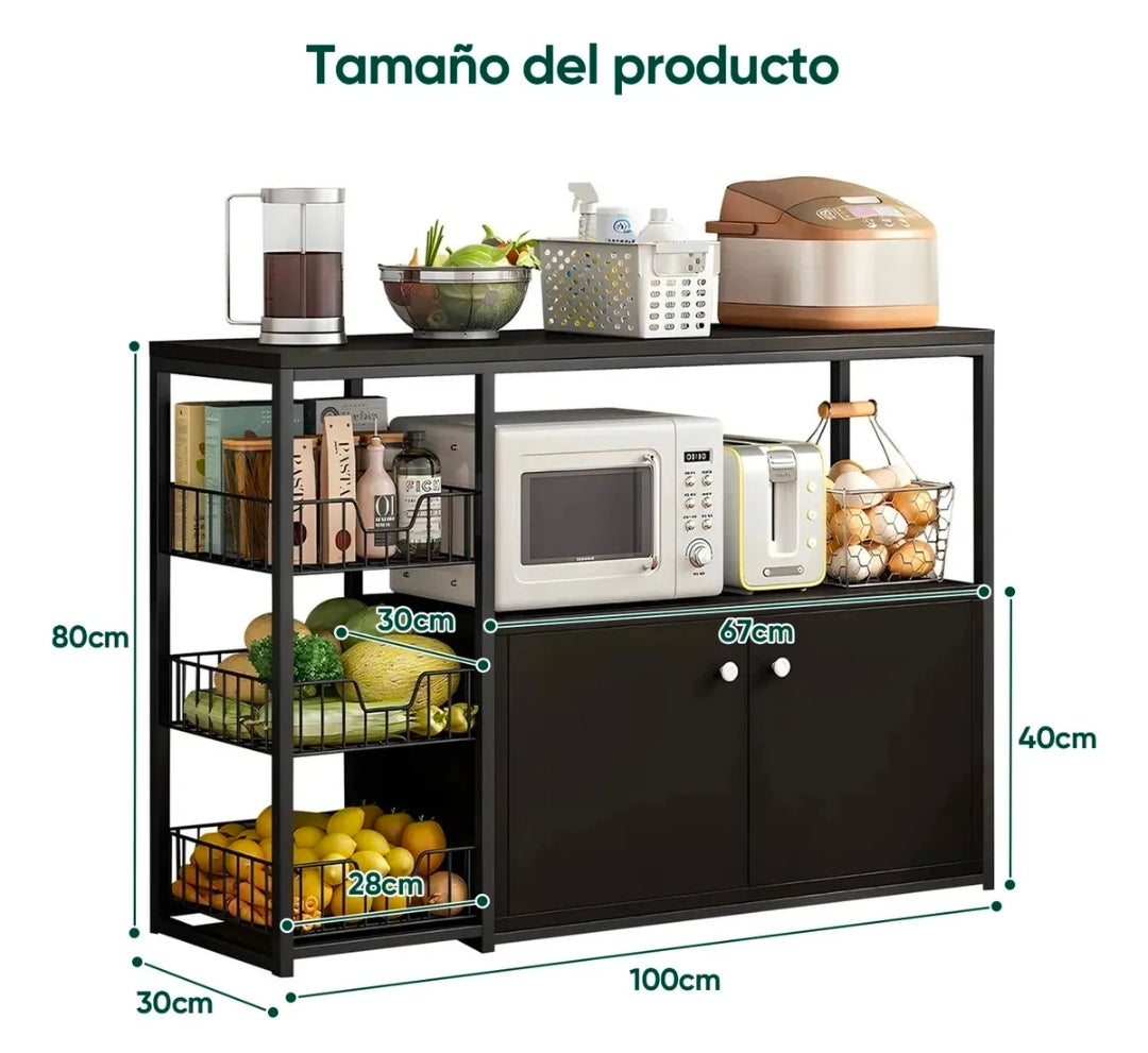 Mueble organizador de cocina