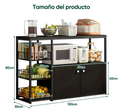 Mueble organizador de cocina