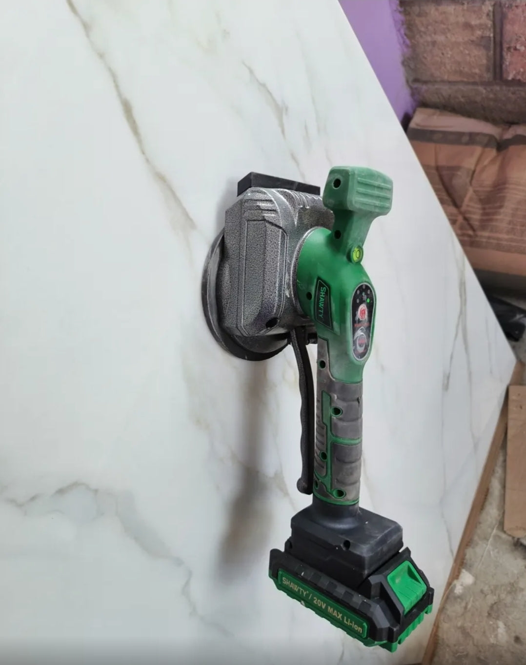 Maquina niveladora de azulejos y baldosas 2 baterías de 20v/12000 RPM