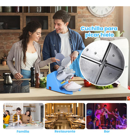 Trituradora de Hielo Triturador Cuchillo Cuatro 85kg/h