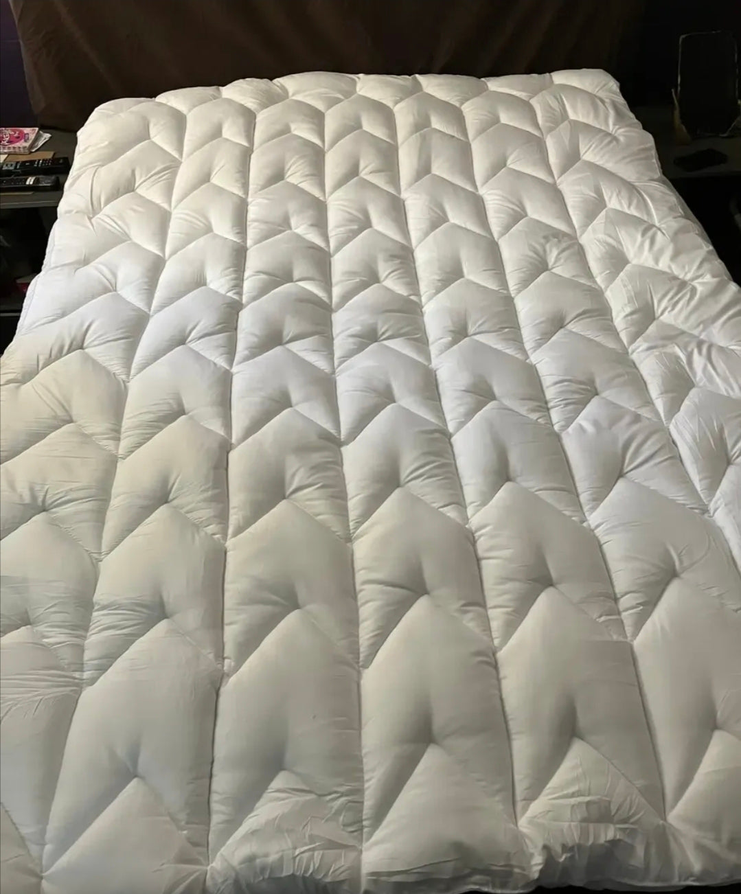 Dreamlab Cubre Colchón De Premier Extra Relleno De Microfibras Recubiertas En Gel