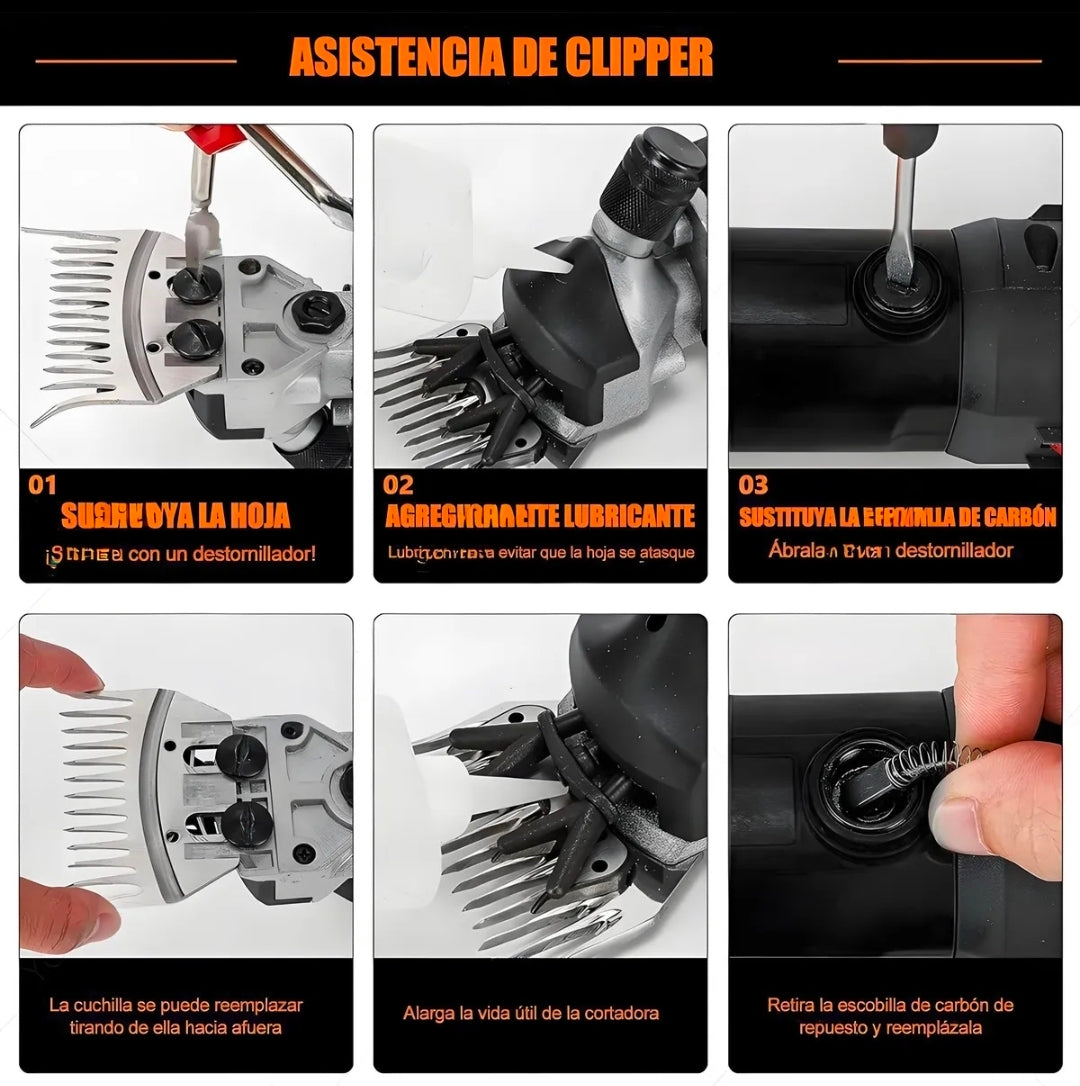 Rasuradora Trasquiladora Para Borregos Ovejas Y Perro Grande 900w