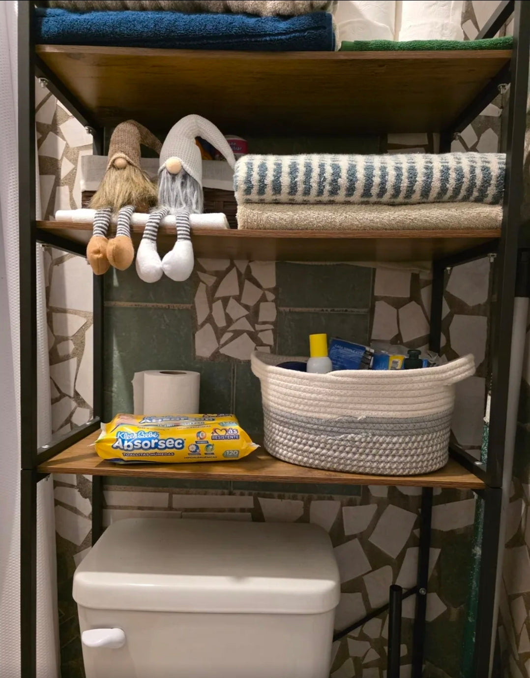 Mueble organizador para baño