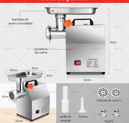 Molino de carne acero inoxidable 150kg/h