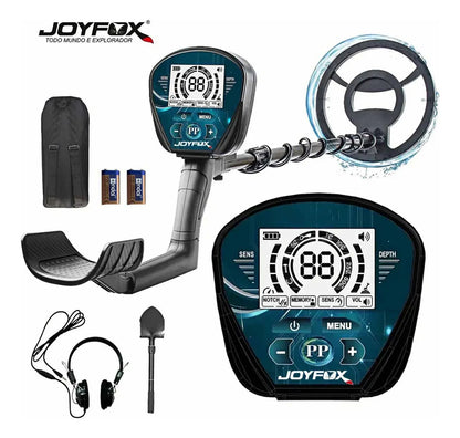 Detector De Metales Joyfox Profesional Con Bobina A prueba De Agua De 25,5 cm 4 Modos (a-m/muesca/me