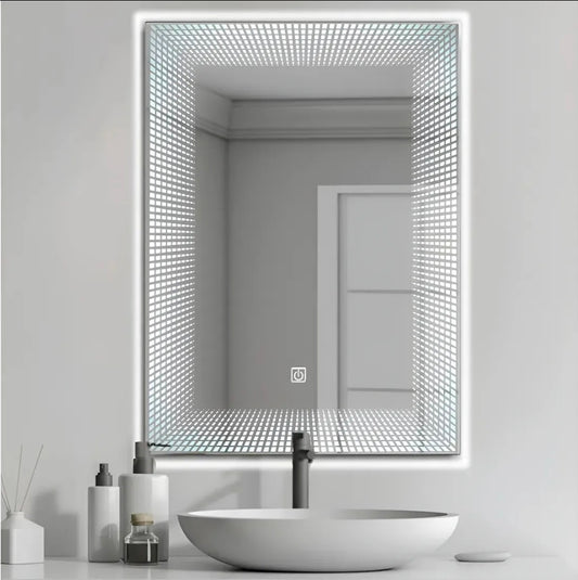 Espejo LED infiniti 3D 37x52cm