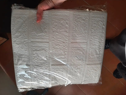 Panel decorativo 3D espuma impermeable 30pz