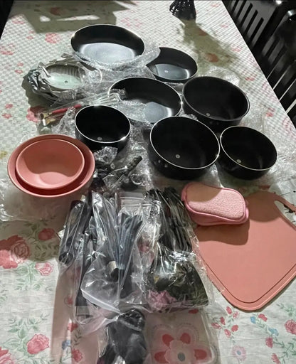 Batería de cocina 27 piezas Aluminio Antiadherente Novry