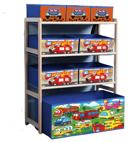 Estantería infantil para juguetes 6 espacios
