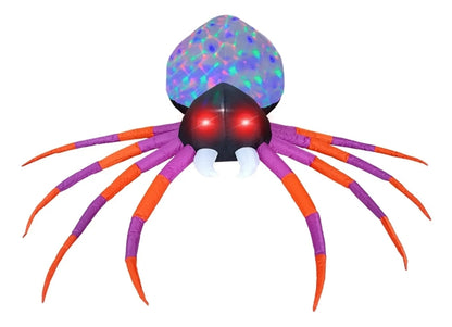 Inflable araña gigante Halloween 2.2m