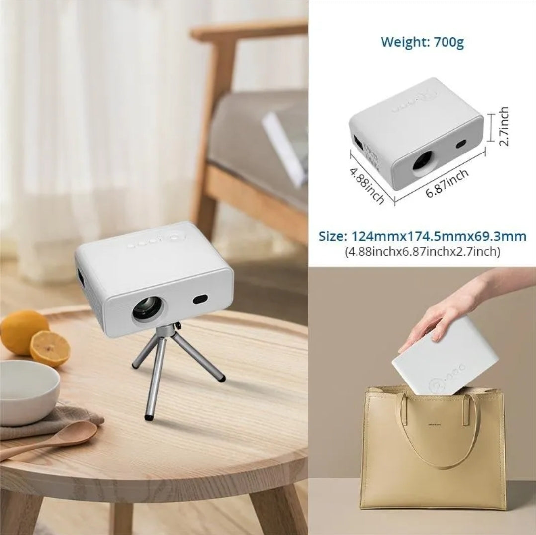 Proyector Portátil Sistema Android Soporte 1080p 4k
