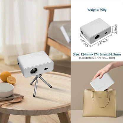Proyector Portátil Sistema Android Soporte 1080p 4k