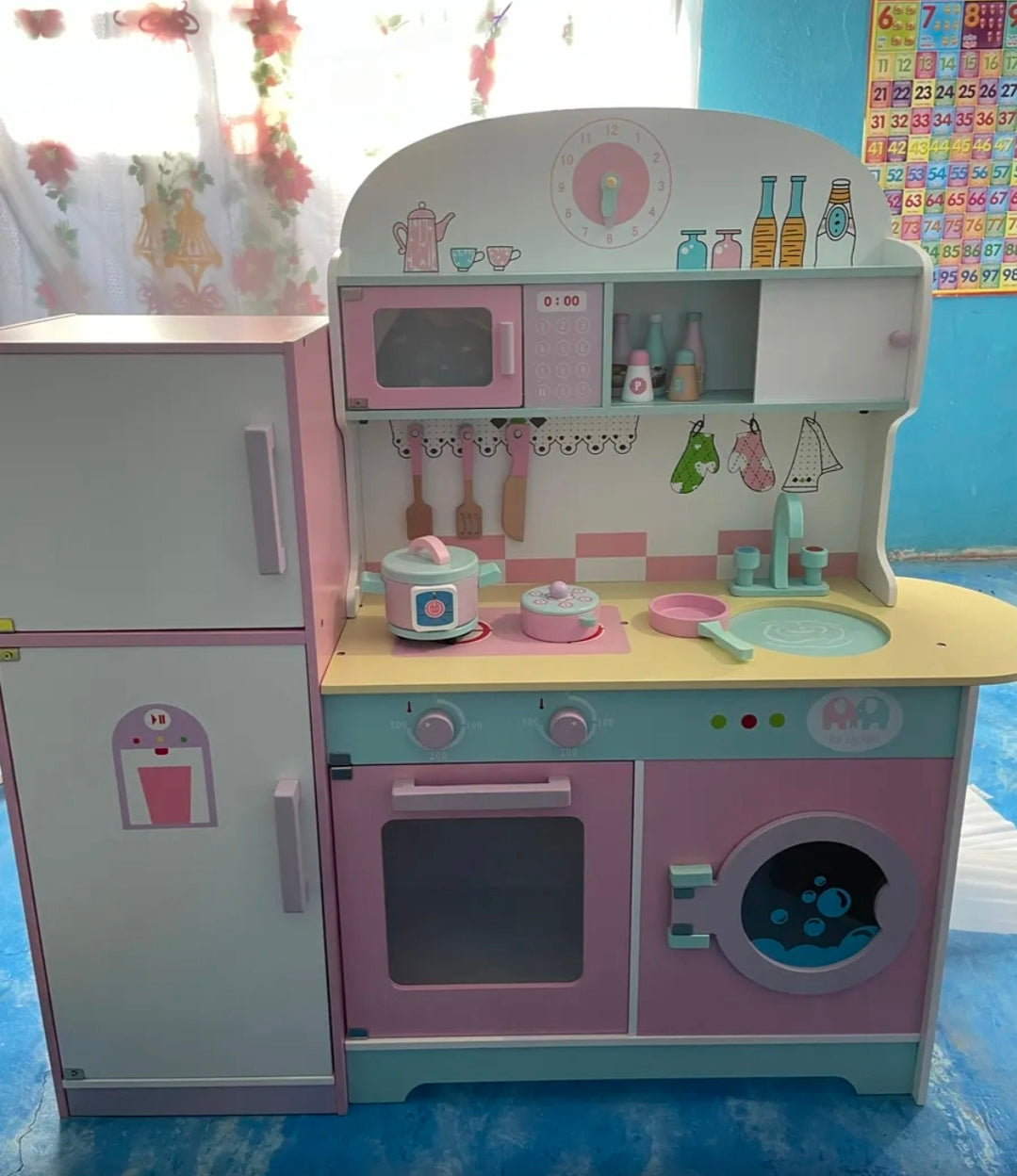 Cocinita infantil con lavadora 101x29x101cm