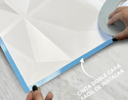 Paneles pvc 50x50cm gris